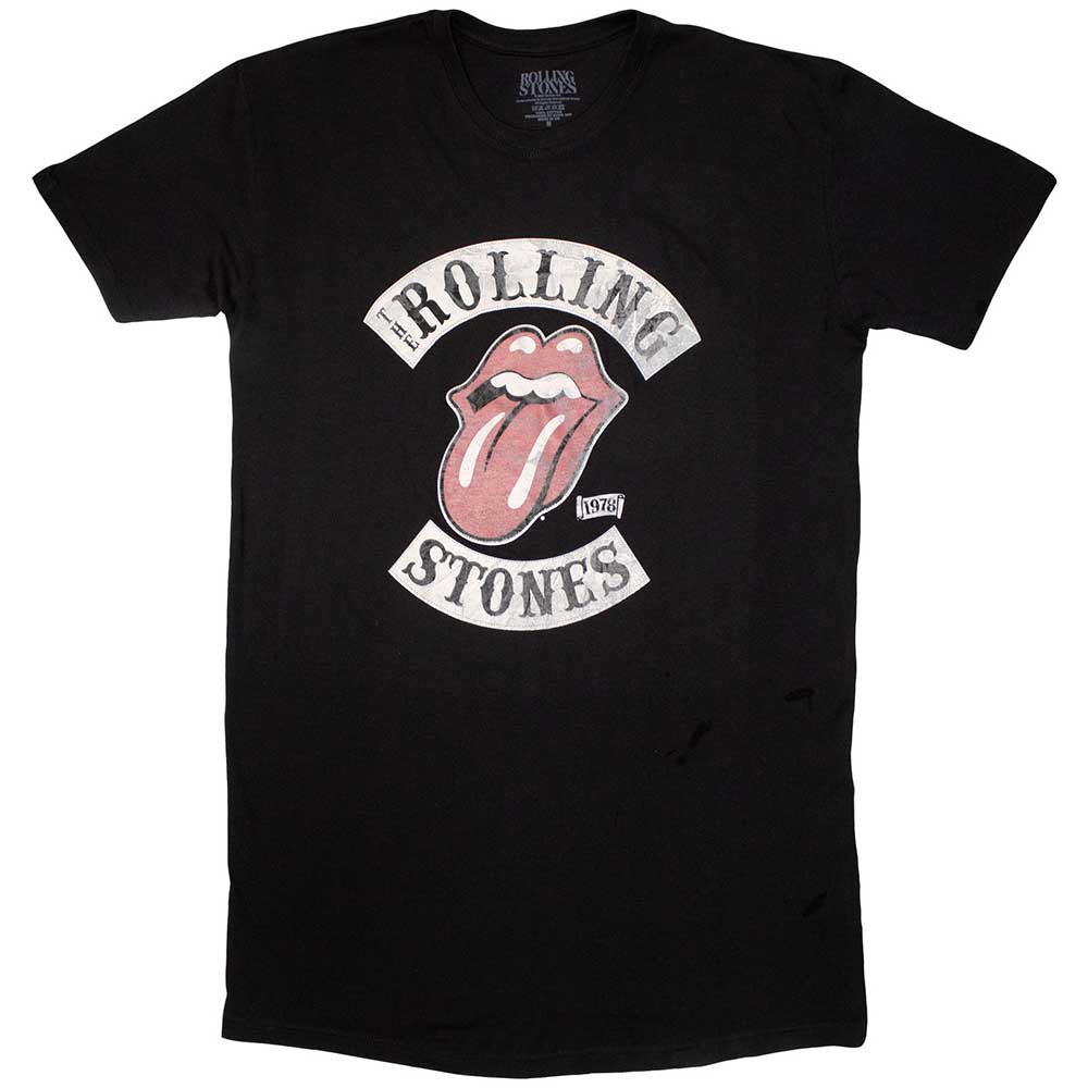 ROLLING STONES - (7月 新譜 記念 ) - Tour 78 / Tシャツドレス (復刻ツアーTシリーズ)